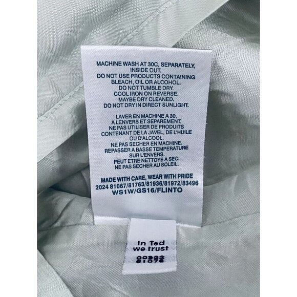 Ted Baker London Dragonfly Mini Skirt Women's Sz 2‎ Designer Preppy Party NWT - Picture 14 of 14